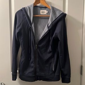Fluffy and warm zip up hoodie by UGG
